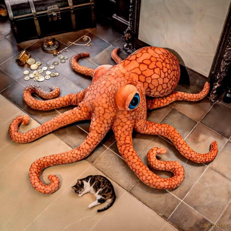 Gigantyczna pluszowa ośmiornica 150 cm Giant Octopus