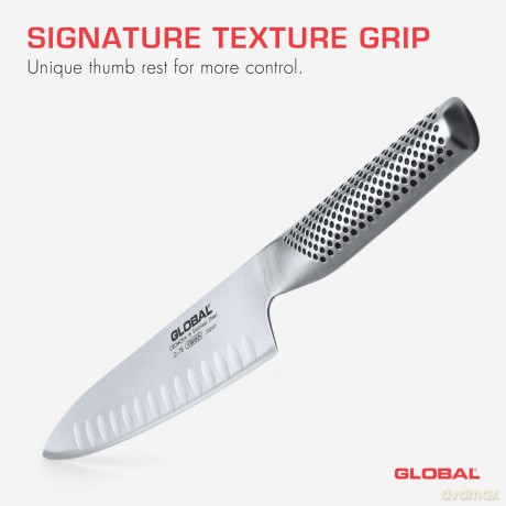 Global - Cooks Knife Fluted 20cm Blade (G-78)