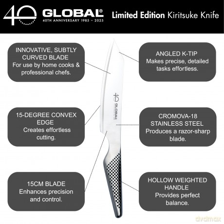 Global - GS-110 40th Anniversary Kiritsuke 15cm