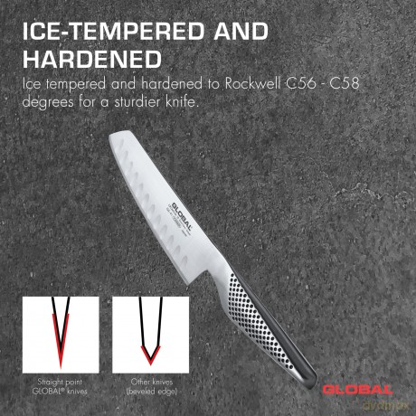 Global - GS-91 Fluted Vegetable Knife 14cm