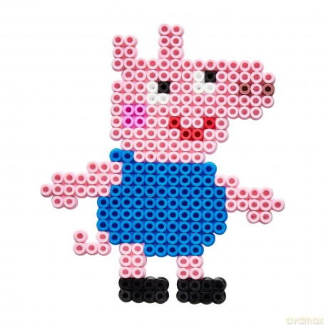 Hama - Midi Hanging box Peppa Pig + Little Sister (387976)