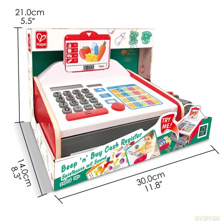 Hape - Beep 'n' Buy Cash Register (87-3184)