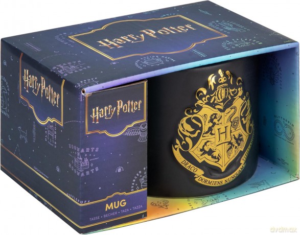 Hogwarts Crest Embossed Mug