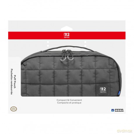 HORI - Puff Pouch - Black - Mid-size