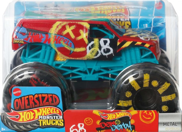 Hot Wheels - Monster Trucks 1:24 Die-Cast - Demo Derby
