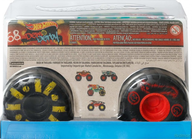 Hot Wheels - Monster Trucks 1:24 Die-Cast - Demo Derby