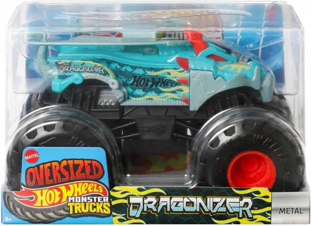 Hot Wheels - Monster Trucks 1:24 Die-Cast - Dragonizer