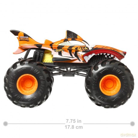 Hot Wheels - Monster Trucks 1:24 Die-Cast - Tiger Shark