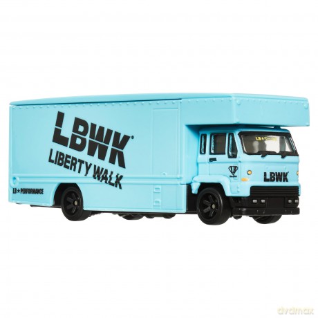 Hot Wheels - Premium Car Team Transport Set, LBWK Liberty Walk Nissan Skyline (HRV45)