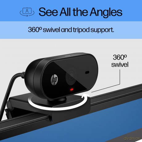 HP - 320 FHD Webcam, Black