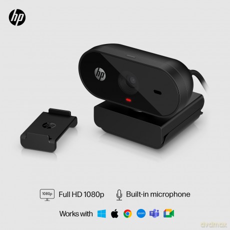 HP - 320 FHD Webcam, Black
