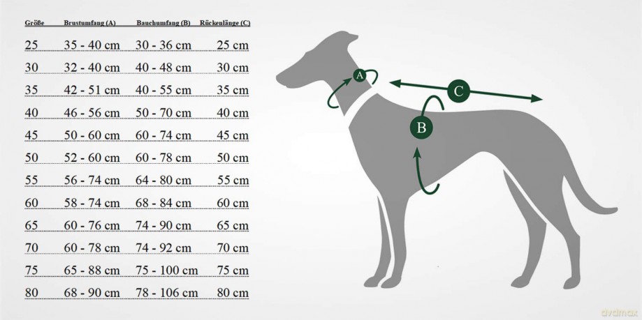 Hunter - Dog coat with Thermo 45cm - water-repellent, heat-reflecting thermofoil