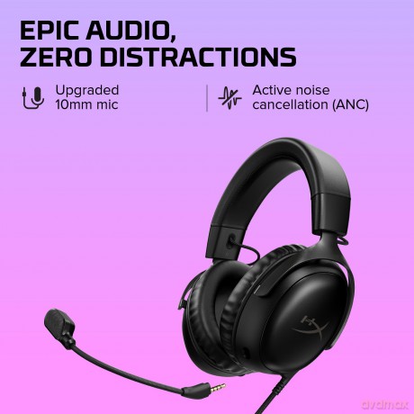 HyperX - Cloud III Black wired Gaming Headset