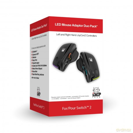 iMP Tech - LED Mouse Adaptor Duo Pack - Black