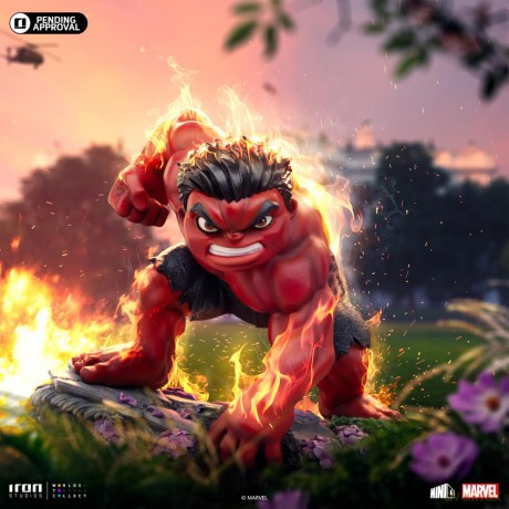 Iron Studios Captain America: Brave New World - Red Hulk Minico Figure