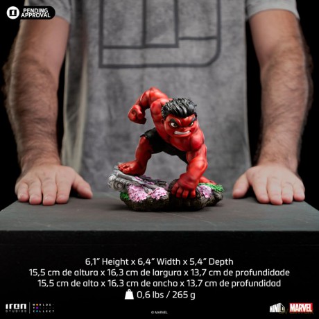 Iron Studios Captain America: Brave New World - Red Hulk Minico Figure