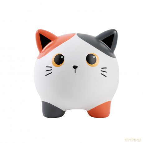 iTotal - Piggy Bank - Orange Cat (XL2500)