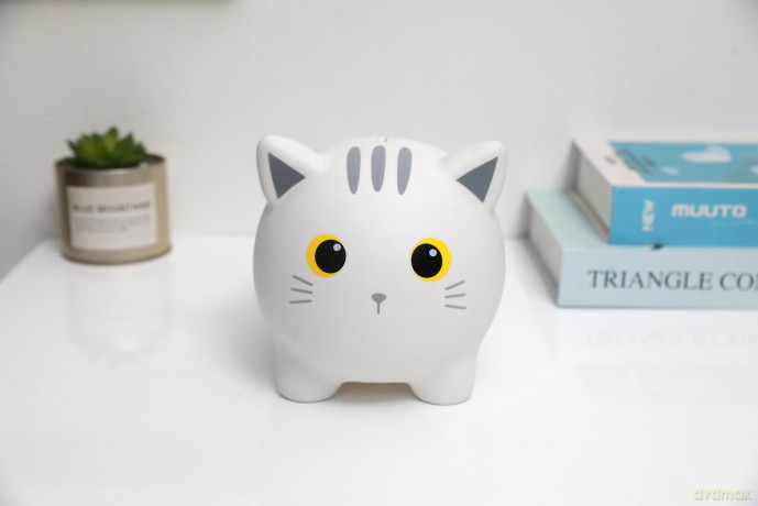iTotal - Piggy Bank - White Cat (XL2497A)