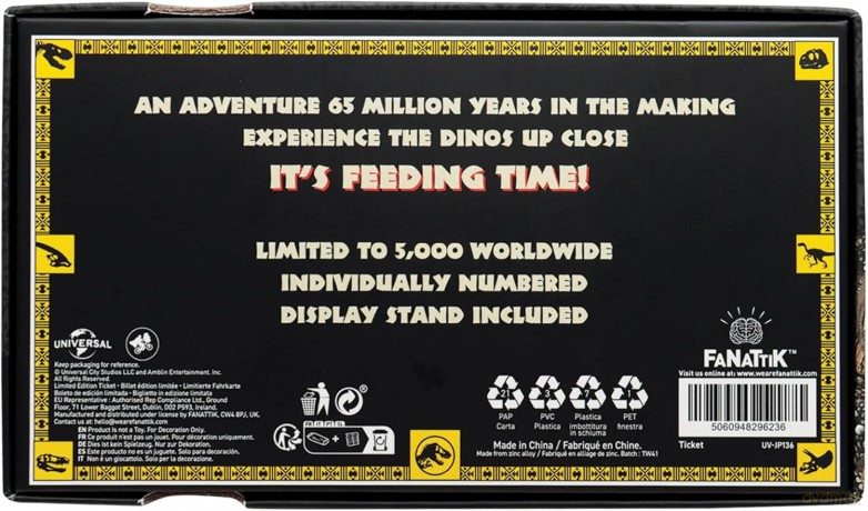 Jurassic Park Feeding Show Ticket