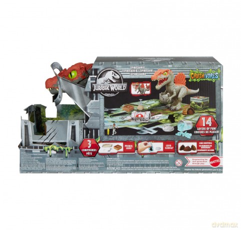 Jurassic World - Crushivores Spinosaurus Cage Crasher (HTP71)
