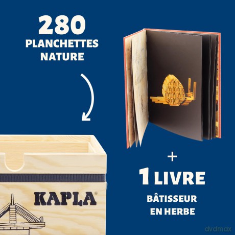 Kapla bricks 280 pcs - Red book (kapla280)
