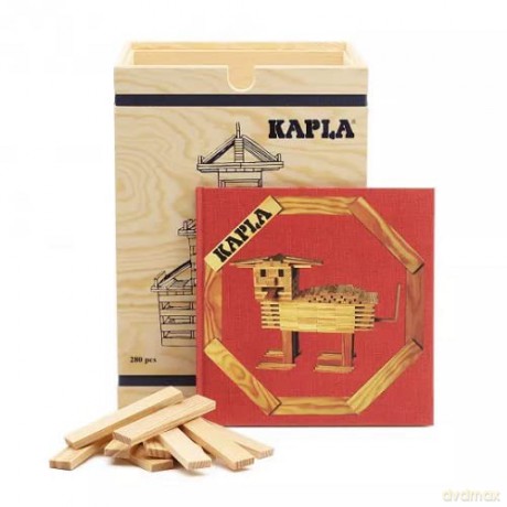 Kapla bricks 280 pcs - Red book (kapla280)