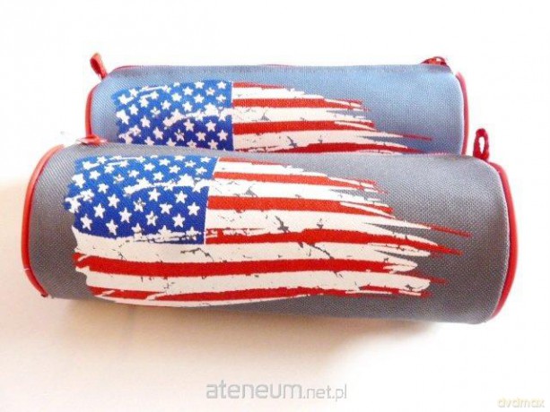 Piórnik POL 010 z nadrukiem Flaga USA [SZKOŁA]