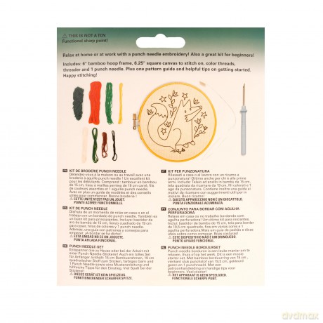 Kikkerland - Fox Punch Needle - (GG273)