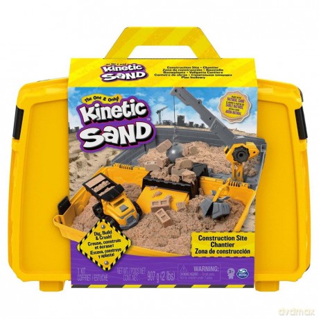 Piasek kinetyczny Kinetic Sand - Construction Folding Sandbox (6055877)