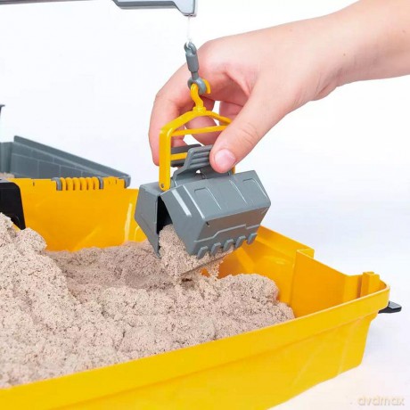 Piasek kinetyczny Kinetic Sand - Construction Folding Sandbox (6055877)
