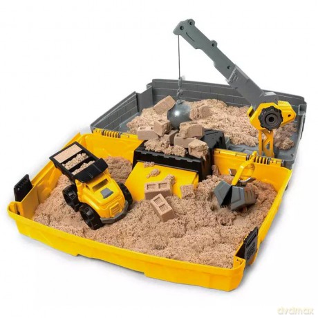 Piasek kinetyczny Kinetic Sand - Construction Folding Sandbox (6055877)