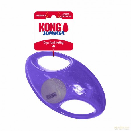 Piłka dla psa Kong - Jumbler Football Mix - M/L 10x18x11.5cm