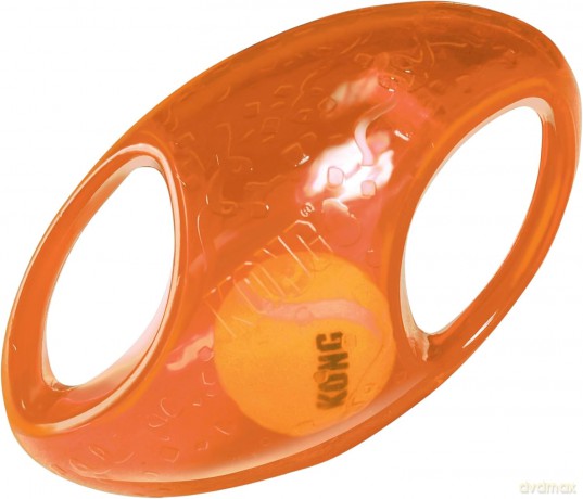 Piłka dla psa Kong - Jumbler Football Mix - M/L 10x18x11.5cm