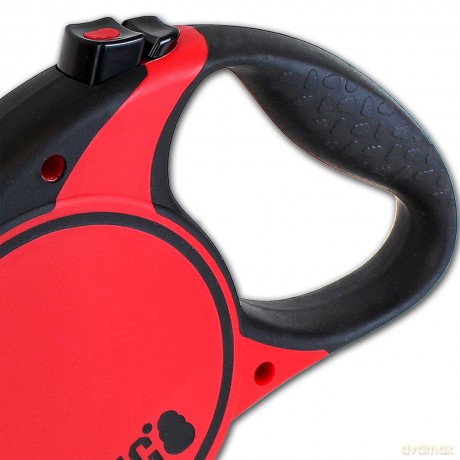 KONG - Terrain flex-line, medium black - 5meter -30kg