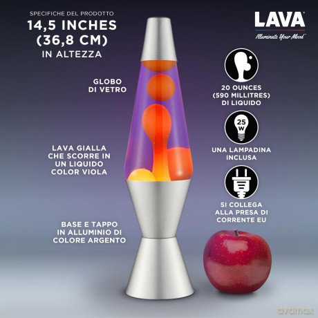 Lavazza - Lamp Classic - Orange/Purple - 37 cm