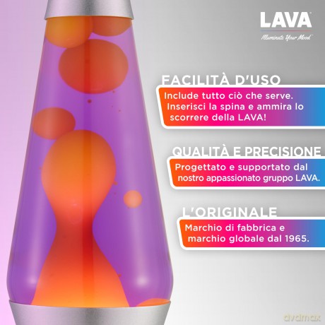 Lavazza - Lamp Classic - Orange/Purple - 37 cm