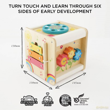 Le Toy Van - Petilou - Petit Activity Cube (LPL105)