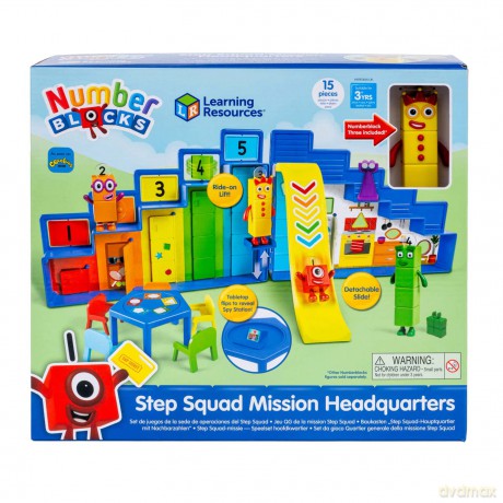 Learning Resources - Numberblocks Step Squad Mission Headquarters (HM95404-SCA)