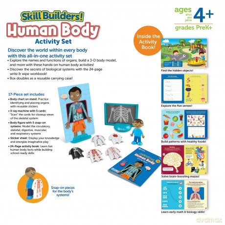 Learning Resources - Skill Builders! Human Body (LSP1261-SCA)