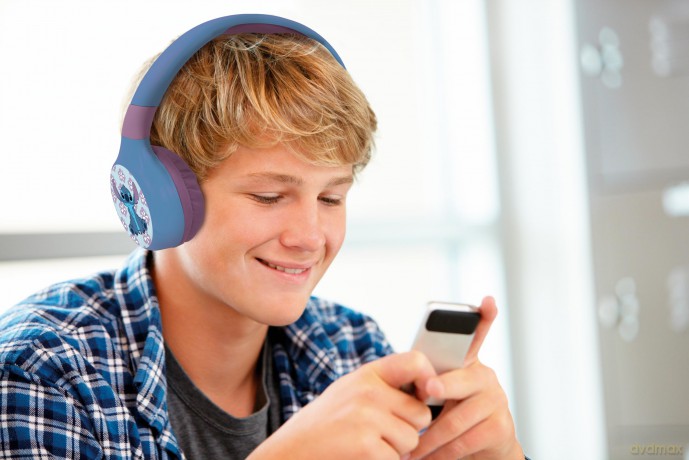 Lexibook - Disney Stitch 2-in-1 Bluetooth Headphones (HPBT010D)