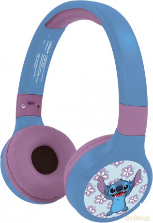 Lexibook - Disney Stitch 2-in-1 Bluetooth Headphones (HPBT010D)