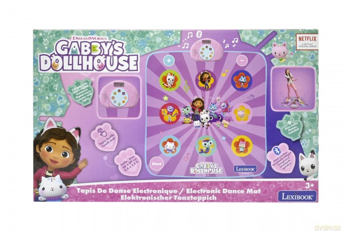 Lexibook - Electronic Dance Mat Gabby's Dollhouse - (DM10GDH)