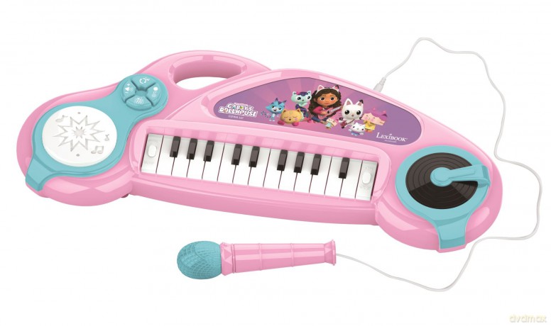 Lexibook - Gabby's Dollhouse Electronic Keyboard with lights (K704GDH)