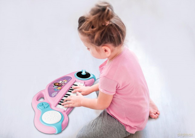 Lexibook - Gabby's Dollhouse Electronic Keyboard with lights (K704GDH)