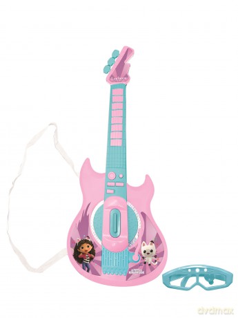 Lexibook - Gabby's dollhouse Electronic Lighting Guitar with Mic (K260GDH)