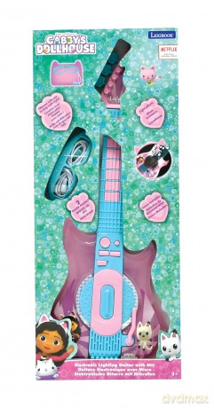 Lexibook - Gabby's dollhouse Electronic Lighting Guitar with Mic (K260GDH)
