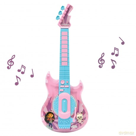 Lexibook - Gabby's dollhouse Electronic Lighting Guitar with Mic (K260GDH)