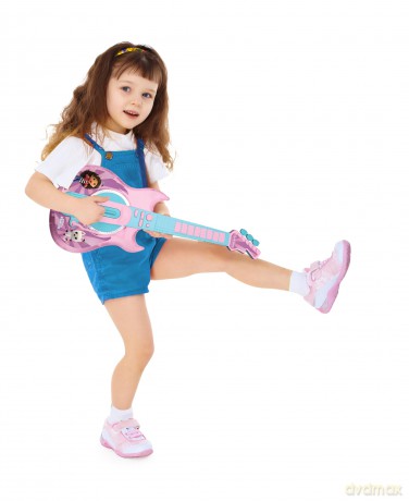 Lexibook - Gabby's dollhouse Electronic Lighting Guitar with Mic (K260GDH)