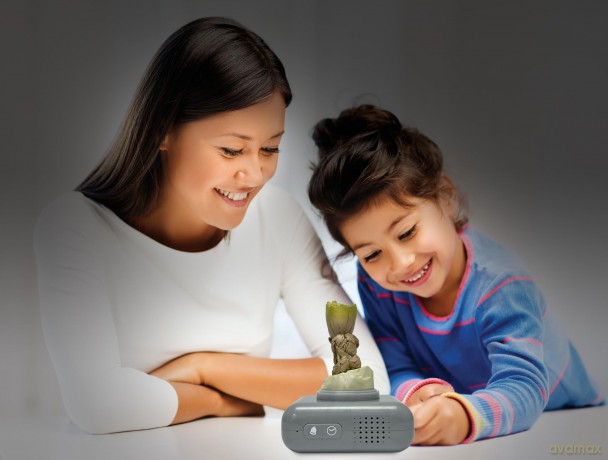 Lexibook - Groot Nighlight Alarm Clock with sounds (RL800GG)