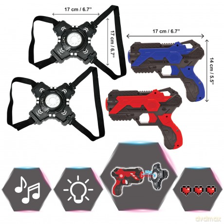 Lexibook - Laser Tag with Harnesses (Set of 2) (JG250)